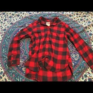 American Eagle buffalo plaid boyfriend flannel